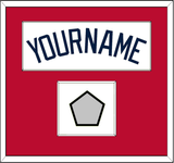 Atlanta Name & World Series Jersey Patch - Home White - Single Mat 1