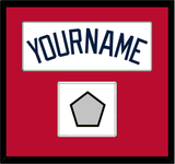 Atlanta Name & World Series Jersey Patch - Home White - Single Mat 1