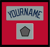 Atlanta Name & World Series Champions Patch - Road Gray - Single Mat 2