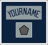 Atlanta Name & World Series Jersey Patch - Road Gray - Single Mat 3