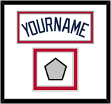 Atlanta Name & World Series Champions Patch - Home White - Double Mat 1