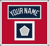 Atlanta Name & World Series Champions Patch - Alternate Road Blue - Double Mat 2
