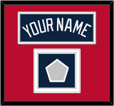 Atlanta Name & World Series Champions Patch - Alternate Road Blue - Double Mat 2