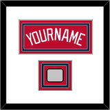Atlanta Name & World Series Jersey Patch - Alternate Home Red - Triple Mat 1