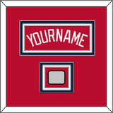 Atlanta Name & World Series Jersey Patch - Alternate Home Red - Triple Mat 2