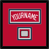 Atlanta Name & World Series Jersey Patch - Alternate Home Red - Triple Mat 2