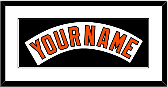 Baltimore Nameplate - Home White (1978-1988) - Single Mat 2