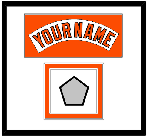 Baltimore Nameplate & World Series Jersey Patch - Home White (1978-1988) - Double Mat 5