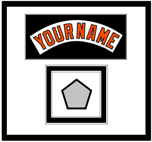 Baltimore Nameplate & World Series Jersey Patch - Home White (1978-1988) - Double Mat 6