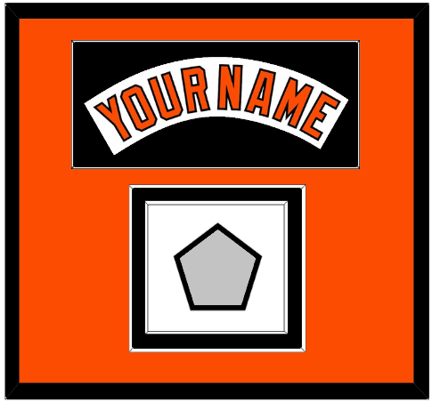 Baltimore Nameplate & World Series Jersey Patch - Home White (1978-1988) - Double Mat 7