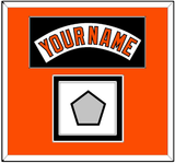 Baltimore Nameplate & World Series Jersey Patch - Home White (1978-1988) - Double Mat 7