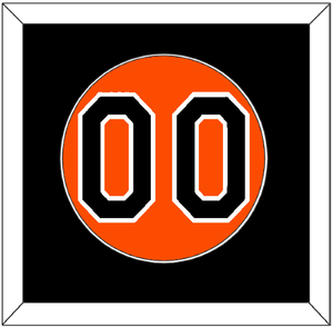 Baltimore Number - Alternate Orange - Single Mat 2