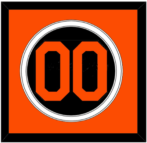 Baltimore Number - Alternate Black - Signature Tier 3