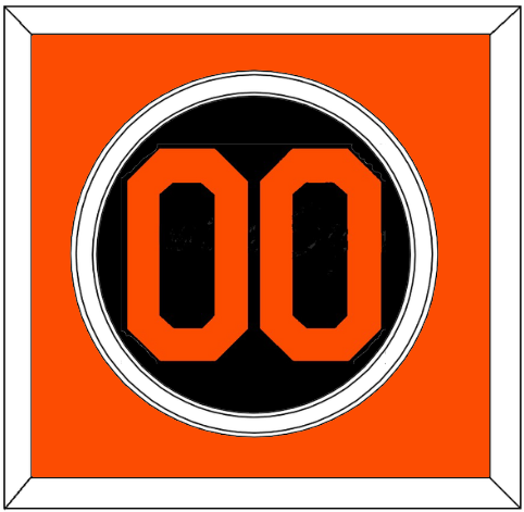 Baltimore Number - Alternate Black - Signature Tier 3