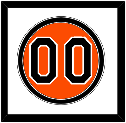 Baltimore Number - Alternate Orange - Signature Tier 1