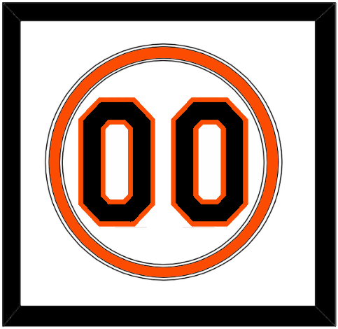 Baltimore Number - Home White (1998-2003) - Signature Tier 1