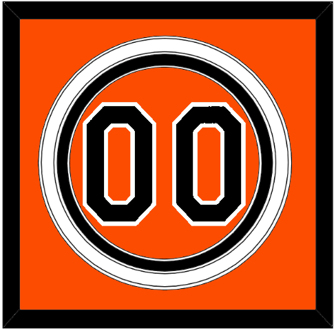 Baltimore Number - Alternate Orange - Triple Mat 2