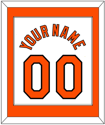 Baltimore Name & Number - Home White (1971-1977) - Essential Tier 1