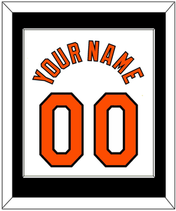 Baltimore Name & Number - Home White - Single Mat 2