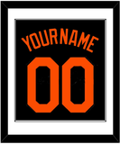 Baltimore Name & Number - Alternate Black - Single Mat 1