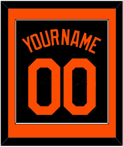 Baltimore Name & Number - Alternate Black - Single Mat 2