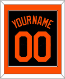 Baltimore Name & Number - Alternate Black - Single Mat 2