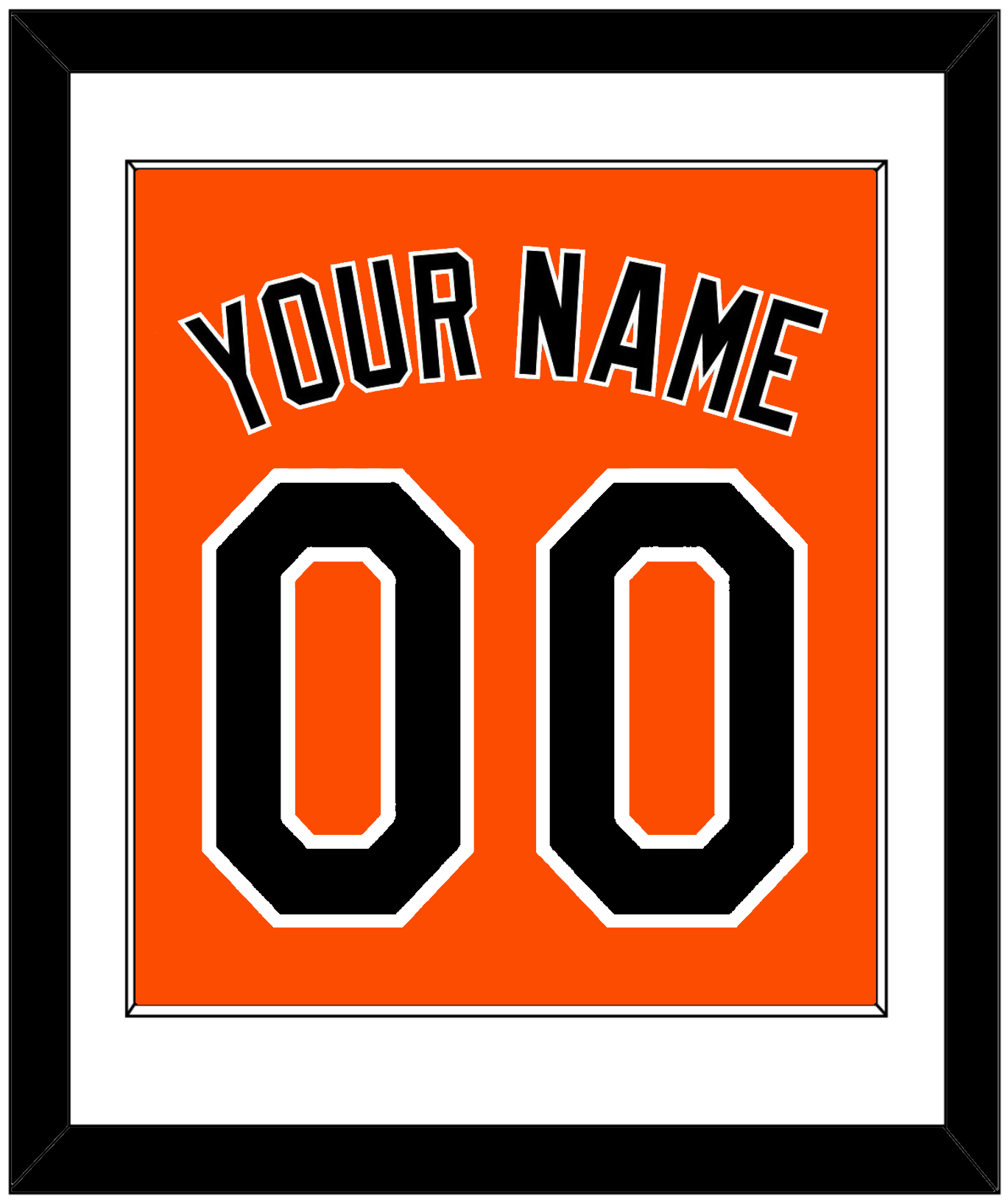 Baltimore Name & Number - Alternate Orange - Essential Tier 1