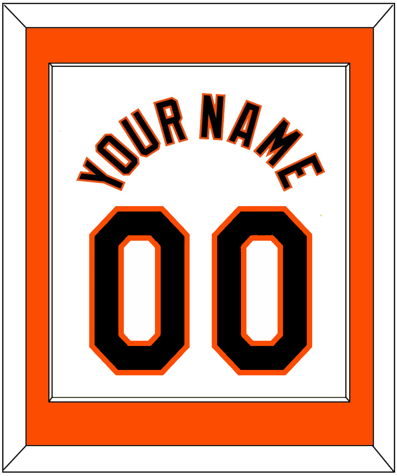 Baltimore Name & Number - Home White (1998-2003) - Essential Tier 1