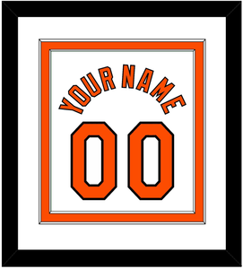 Baltimore Name & Number - Home White (1971-1977) - Double Mat 1