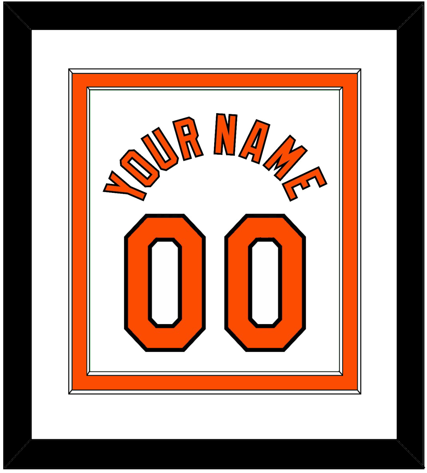 Baltimore Name & Number - Home White - Signature Tier 1