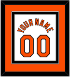 Baltimore Name & Number - Home White (2004-2008) - Double Mat 2