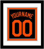 Baltimore Name & Number - Alternate Black - Double Mat 1