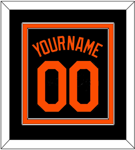 Baltimore Name & Number - Alternate Black - Double Mat 2