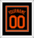 Baltimore Name & Number - Alternate Black - Double Mat 2