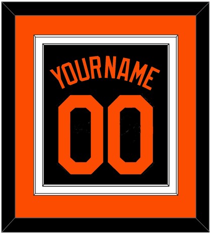 Baltimore Name & Number - Alternate Black - Signature Tier 3