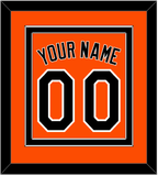 Baltimore Name & Number - Alternate Orange - Double Mat 2