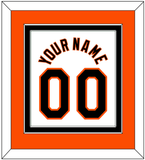 Baltimore Name & Number - Home White (1998-2003) - Double Mat 2