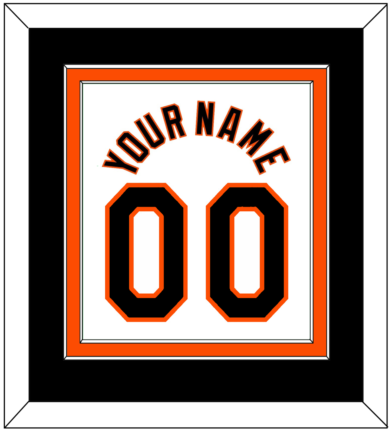 Baltimore Name & Number - Home White (1998-2003) - Signature Tier 3