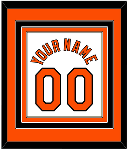 Baltimore Name & Number - Home White - Triple Mat 2