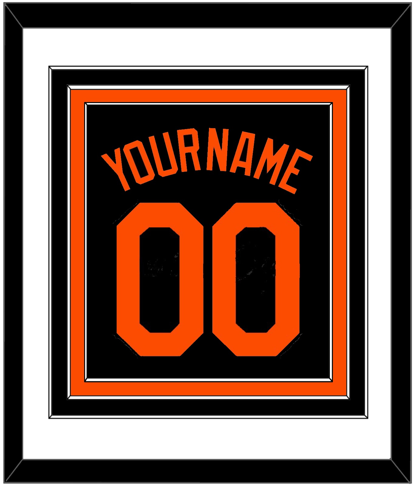 Baltimore Name & Number - Alternate Black - Premier Tier 1