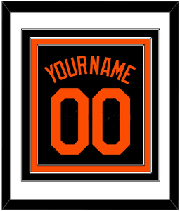 Baltimore Name & Number - Alternate Black - Triple Mat 1