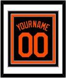 Baltimore Name & Number - Alternate Black - Triple Mat 1