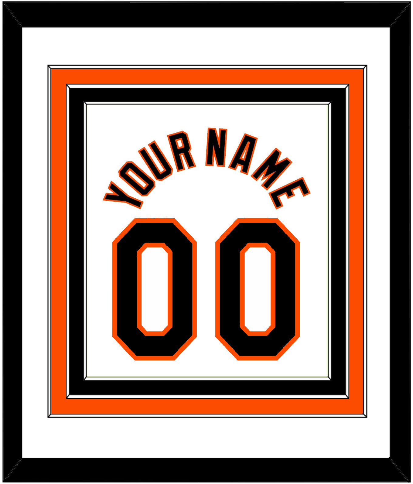 Baltimore Name & Number - Home White (1998-2003) - Premier Tier 1