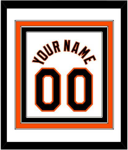Baltimore Name & Number - Home White (1998-2003) - Premier Tier 1