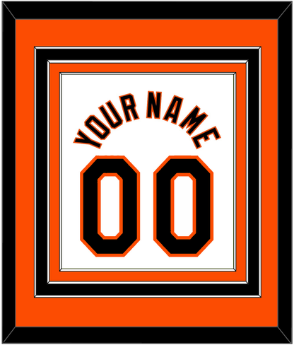 Baltimore Name & Number - Home White (1998-2003) - Premier Tier 2