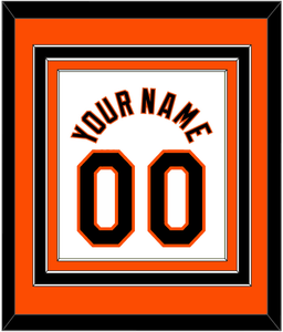 Baltimore Name & Number - Home White (1998-2003) - Triple Mat 2