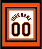 Baltimore Name & Number - Home White (1998-2003) - Triple Mat 2