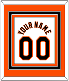 Baltimore Name & Number - Home White (1998-2003) - Triple Mat 2