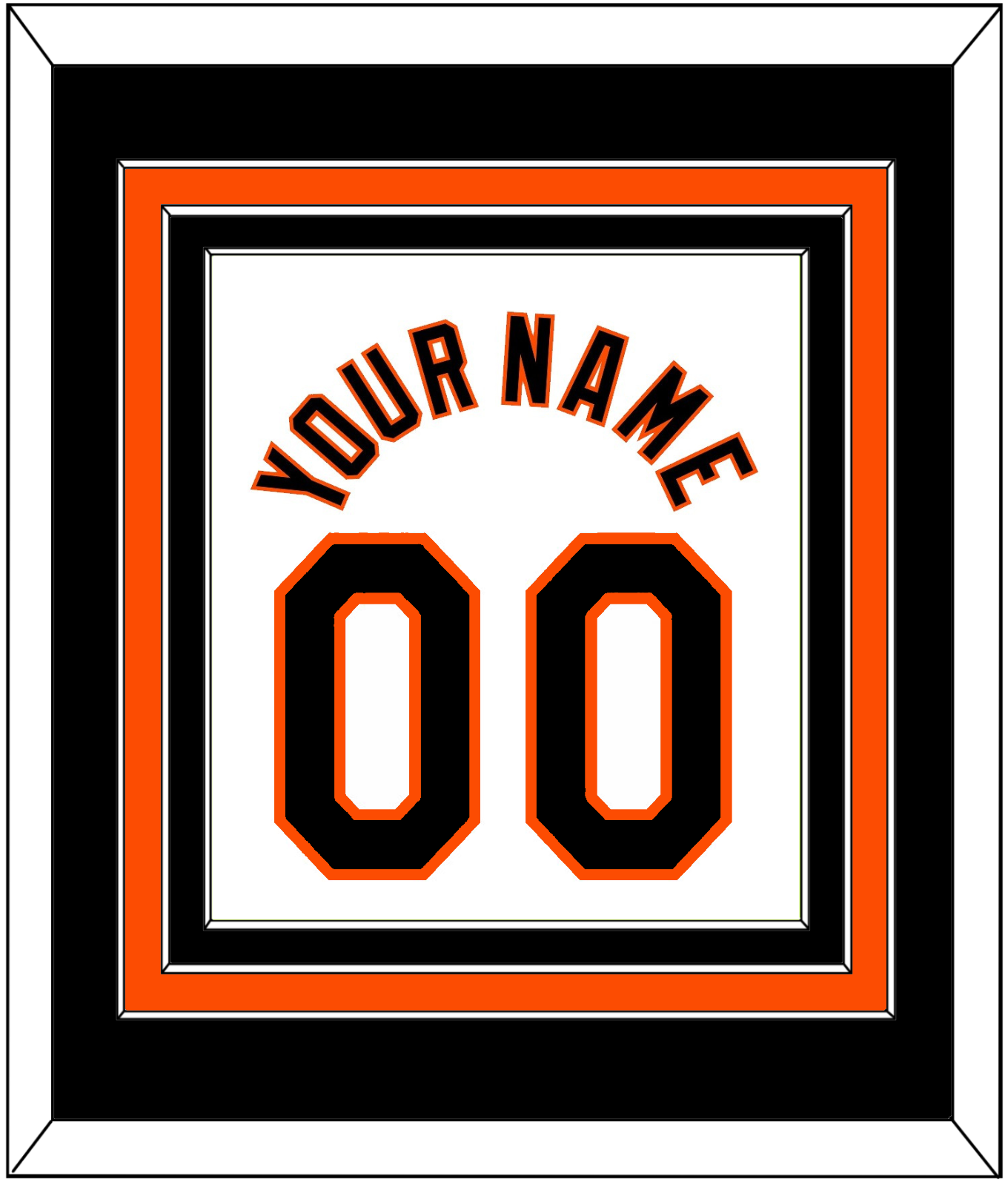 Baltimore Name & Number - Home White (1998-2003) - Premier Tier 3