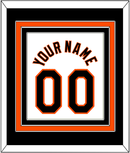 Baltimore Name & Number - Home White (1998-2003) - Premier Tier 3